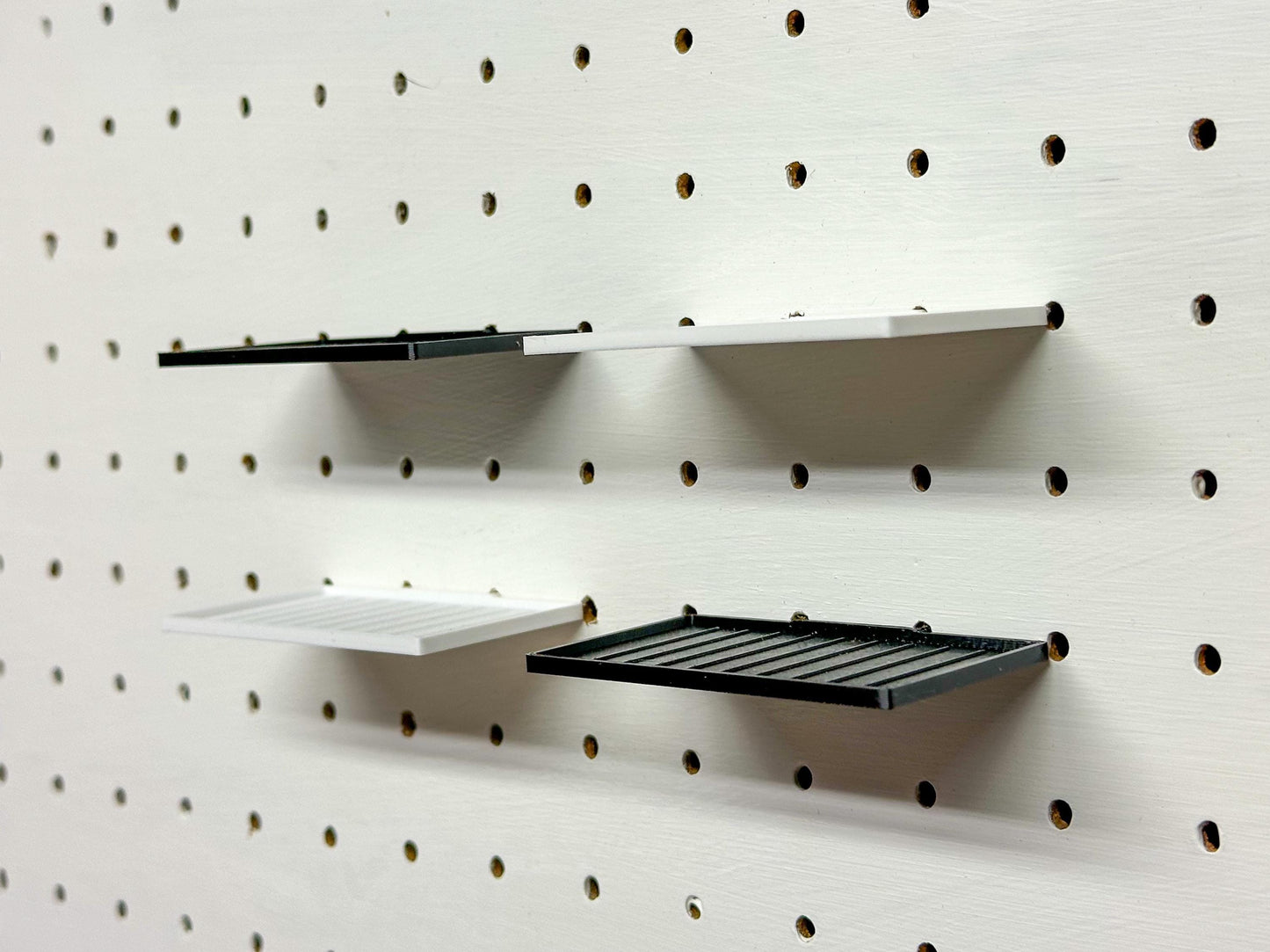 Flat Hot Wheels Pegboard Shelves - Perfect for Displaying Your Open Die Cast Cars Collection