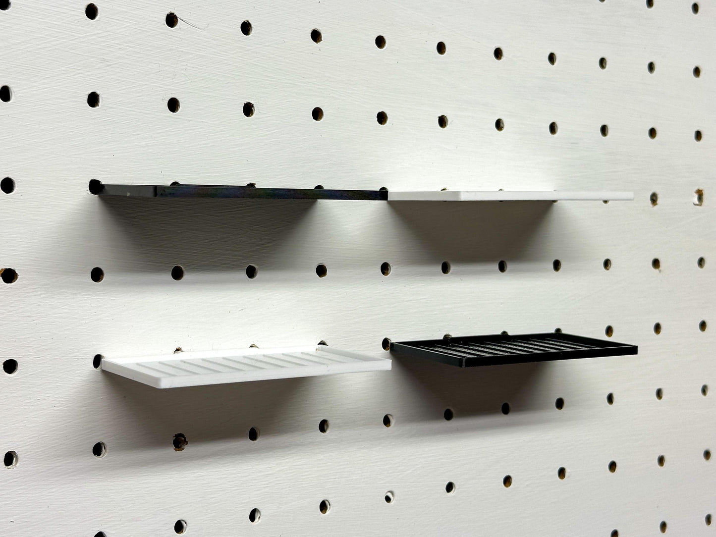 Flat Hot Wheels Pegboard Shelves - Perfect for Displaying Your Open Die Cast Cars Collection