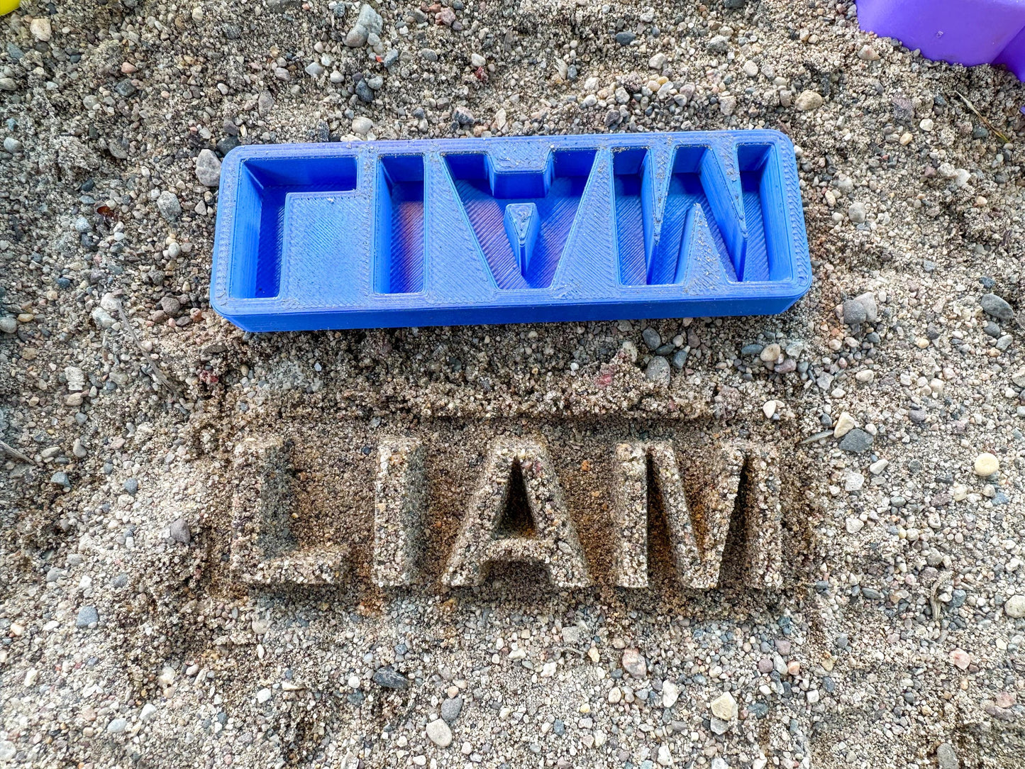Custom Sand Toy Name Mold – Personalized Beach Sand Toy for Kids and Adults - Available In Any Color!