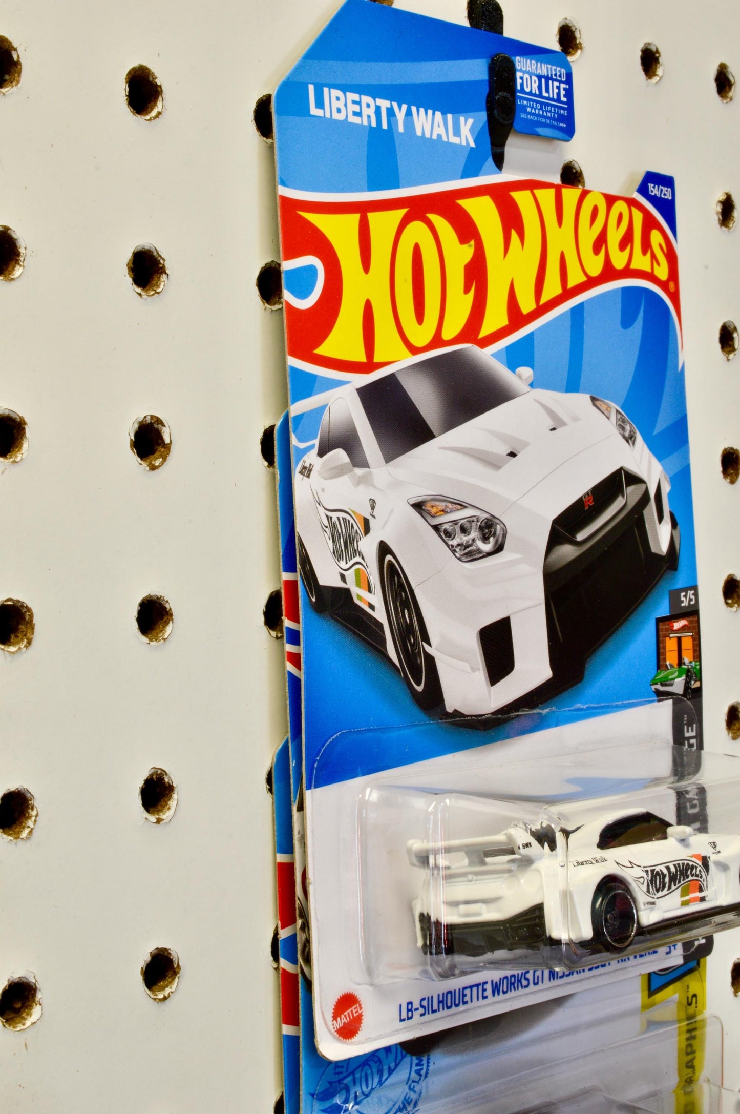 Hot Wheels Pegboard Hooks, Low Profile, Perfect for Diecast Car Displays and Other Blister Pack Collectibles