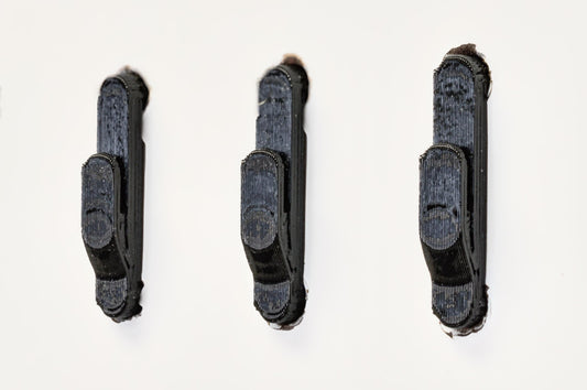 Low Profile Diecast Car Hooks for 1" Pegboard - Set of 50