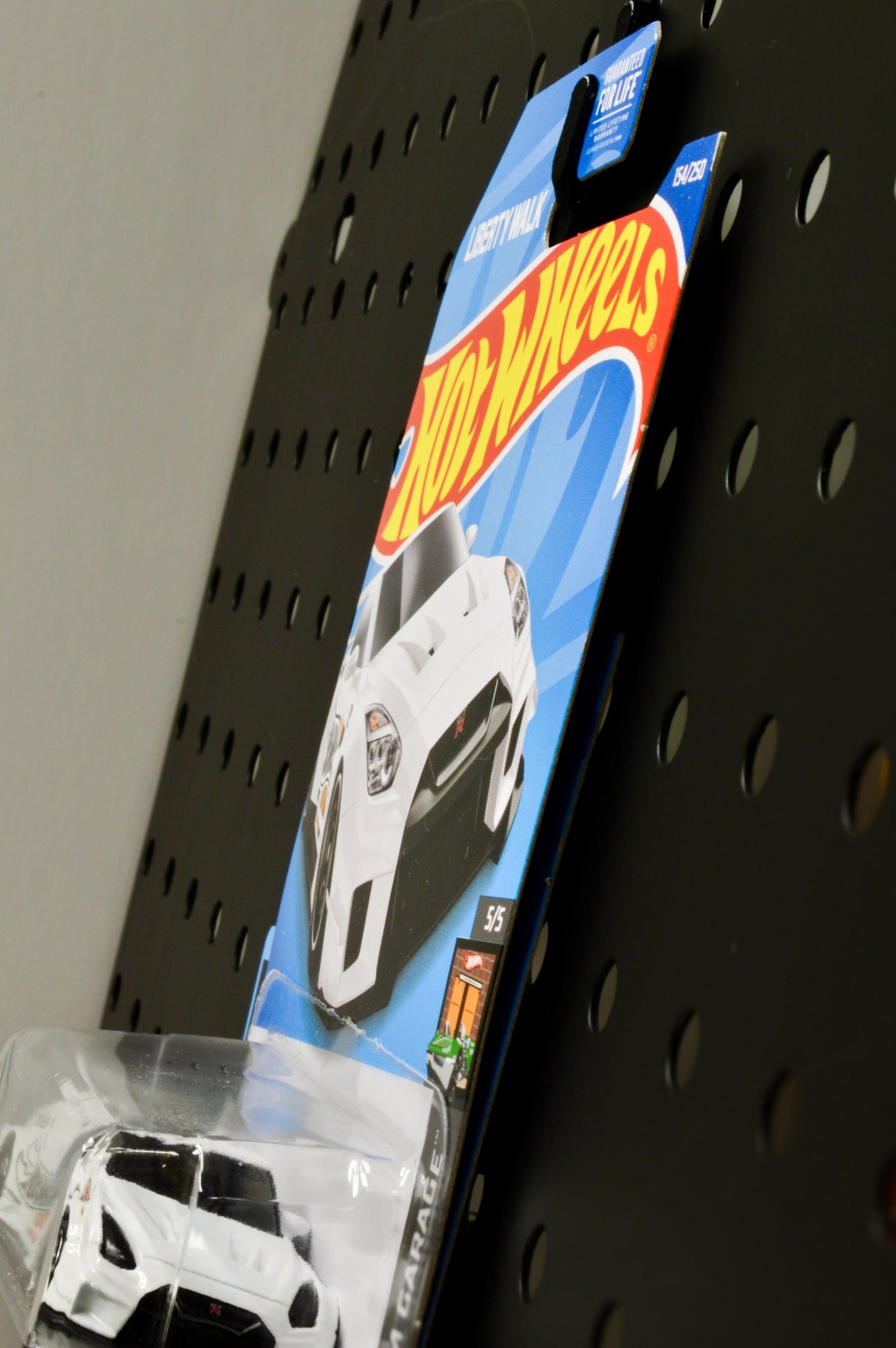 Hot Wheels Pegboard Hooks, Low Profile, Perfect for Diecast Car Displays and Other Blister Pack Collectibles